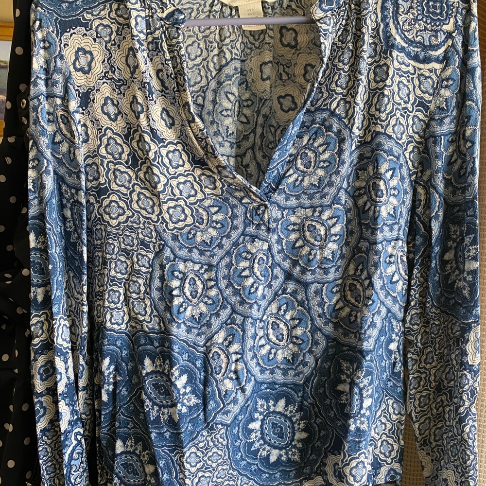 H&M Mosaic Top 🫐